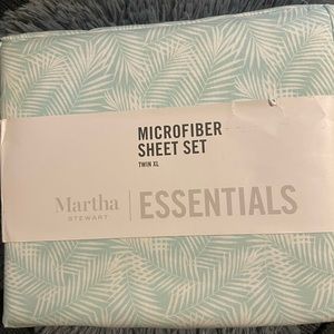 Microfiber sheet set Martha Stewart twin XL